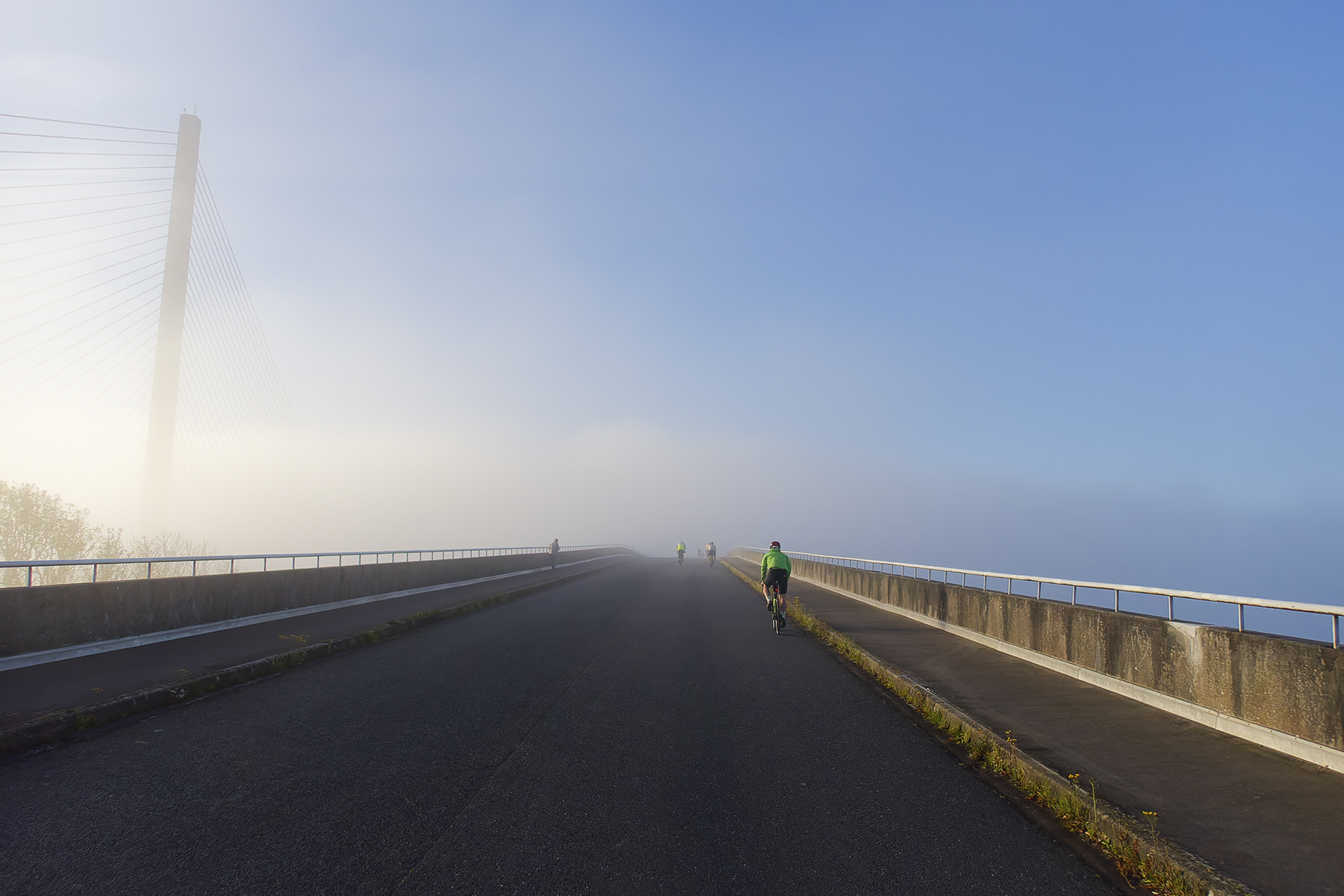 Pont Albert Louppe dans la brume
