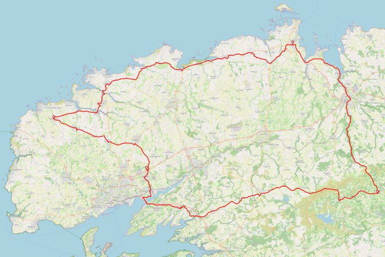 Carte BRM 200 de Guipavas, dimanche 19 avril 2026