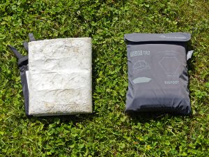 Tapis de sol pliés