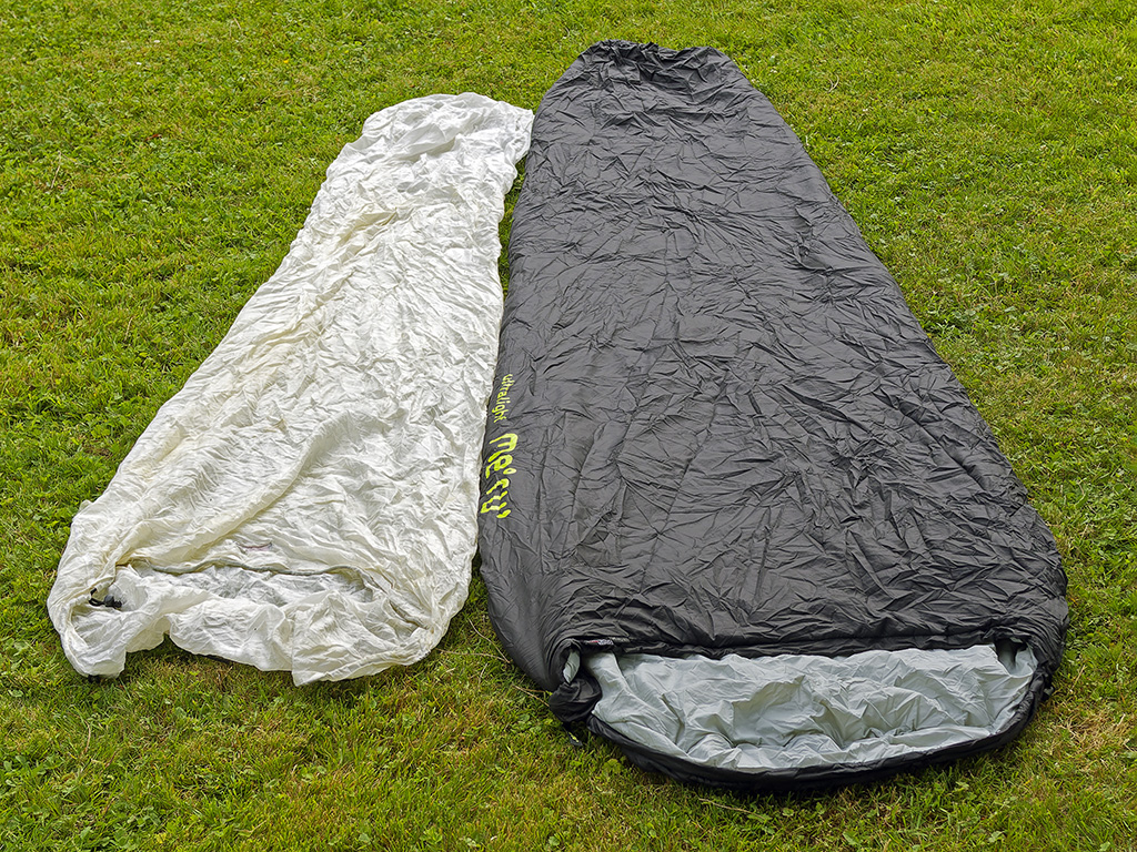 Sac de couchage Meru + drap sac en soie